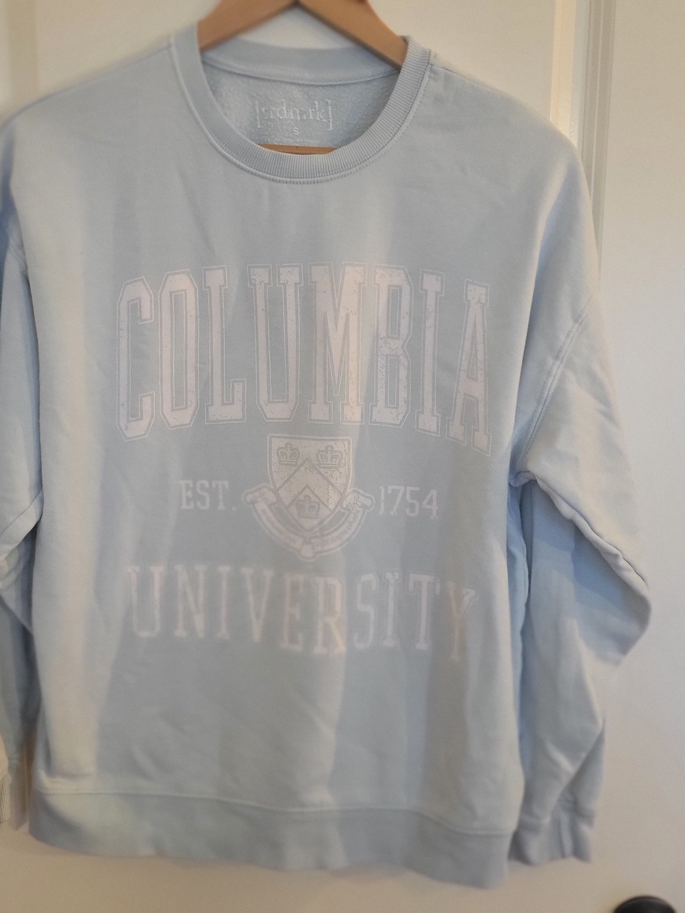 Aeropostale Columbia University Light Blue Crewneck Sweatshirt